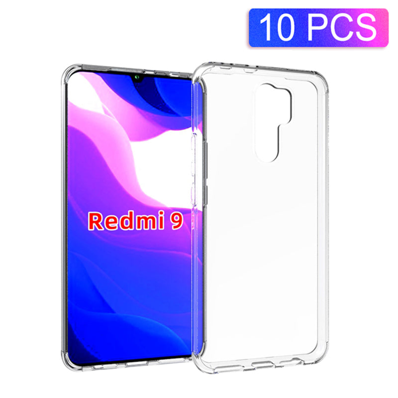 10PCS HD Clear Soft TPU Phone Casing for Xiaomi Redmi 9 10PCS HD Clear Soft TPU Phone Casing for Xiaomi Redmi 9